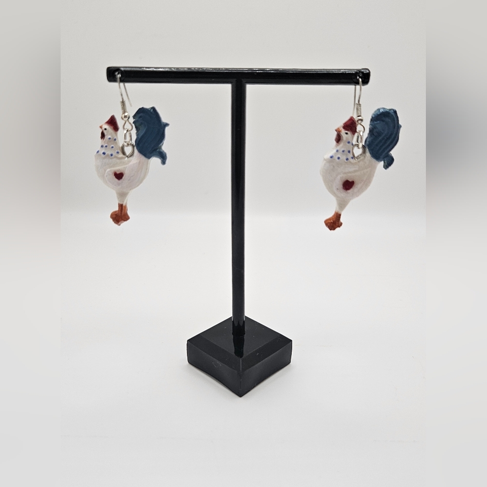 Chicken Earrings